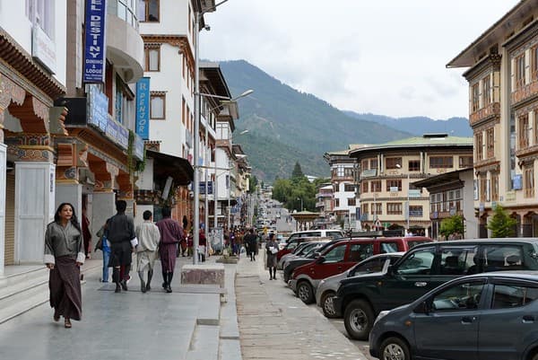 Bhutan:Thimphu:Norzin Lam Bhutan:Thimphu:Norzin Lam